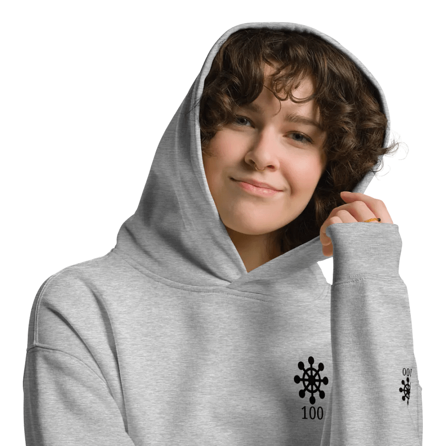 Shadow Ritual Hoodie Gray product image (9)