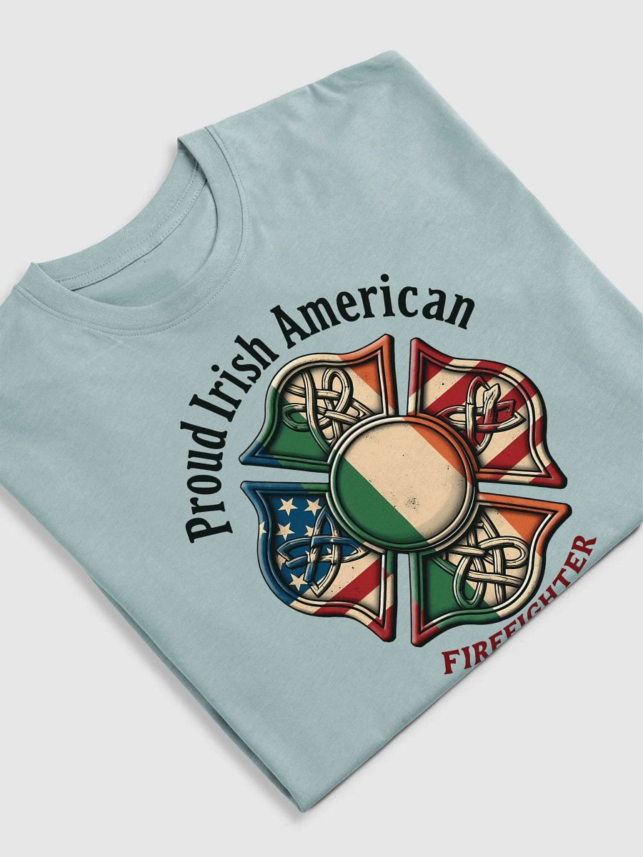 Proud Irish American Firefighter Emblem Tee product image (13)