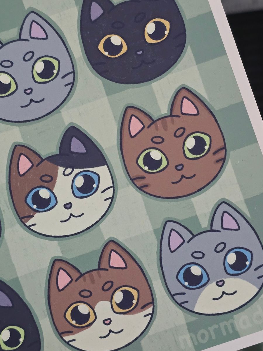 Nine Lives Mini Art Print product image (3)