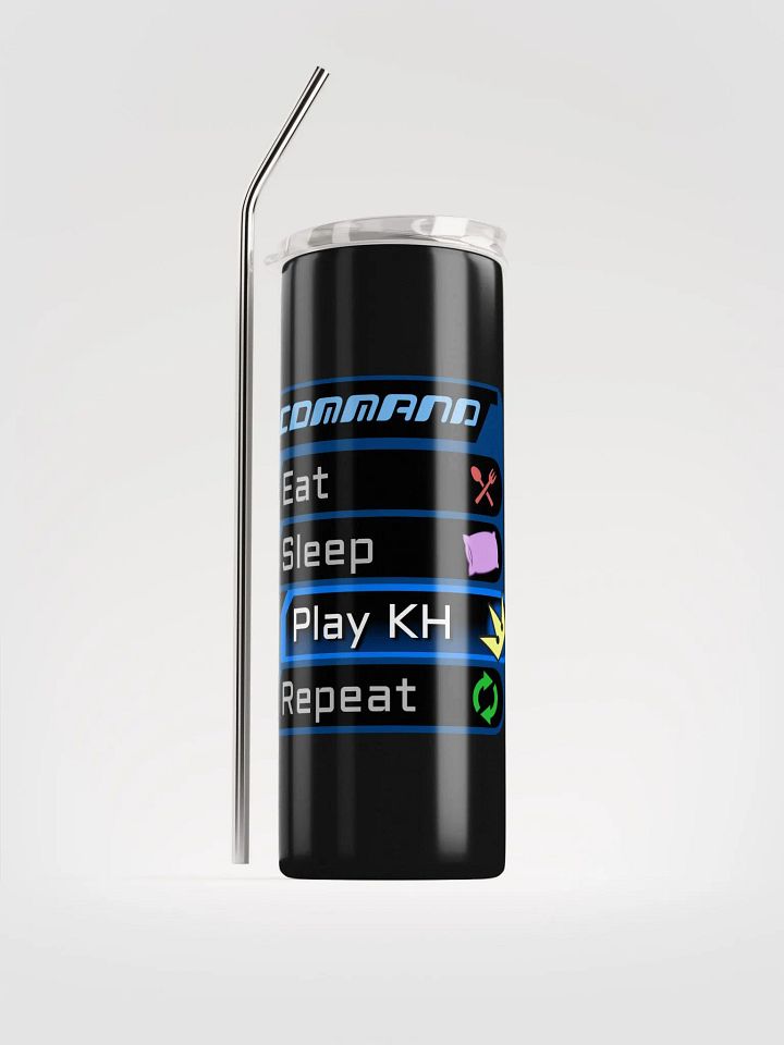 KH Command Menu 20oz Steel Tumbler with Straw product image (2)