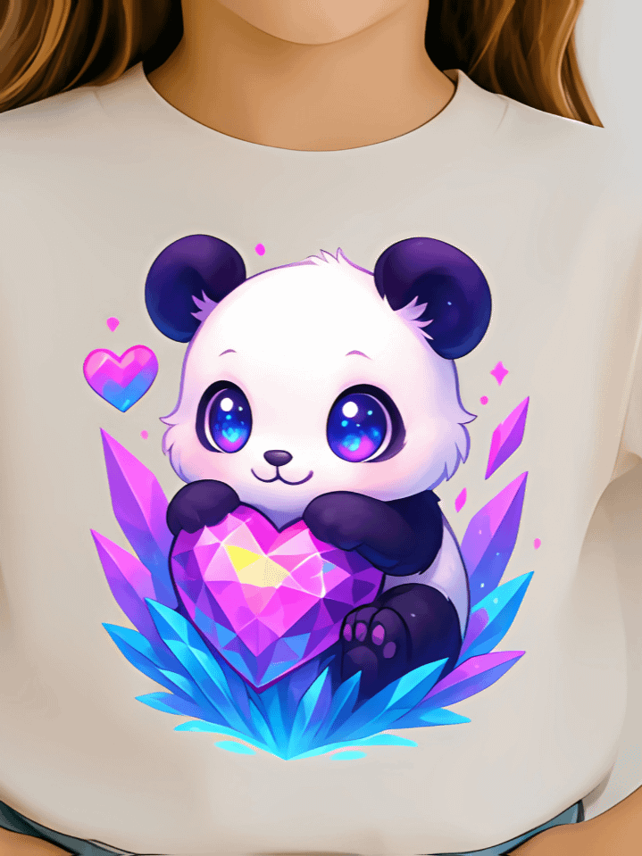Glowing Cute Bear Sublimation PNG – Adorable Neon Teddy T-Shirt Design with Sparkles – Perfect for Kids & Baby Gift Ideas – 300 DPI Instant Digital Download product image (1)
