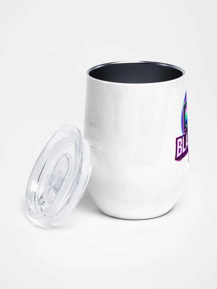 BlackLite TV Neon Retro Wine Tumbler product image (2)