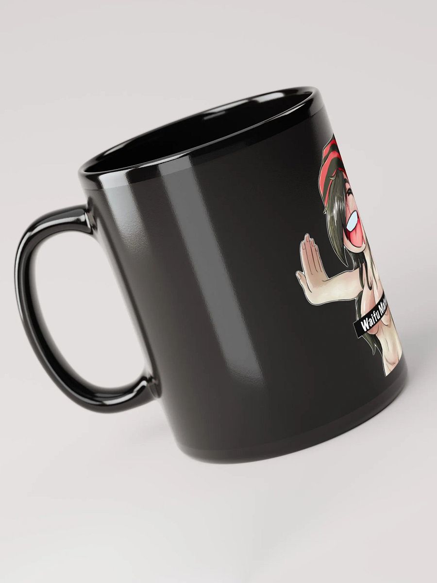 Waifu Material Mug (black) product image (4)