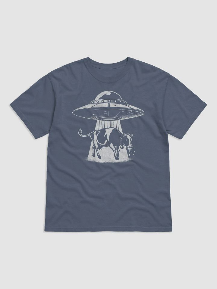 Whimsical Cow and UFO Graphic Tee product image (1)