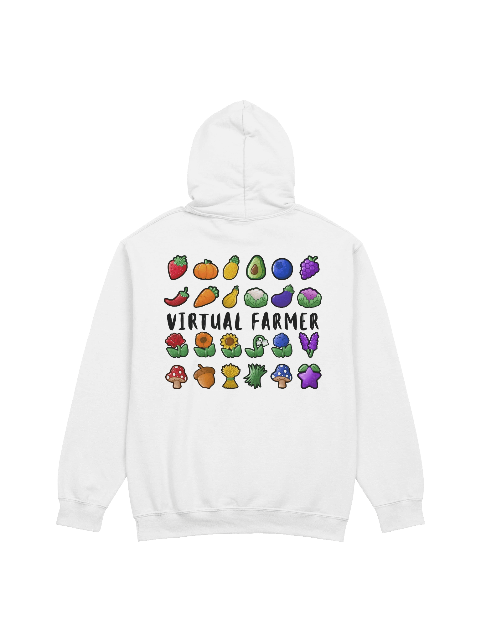 Virtual Farmer Hoodie - Black Text product image (47)