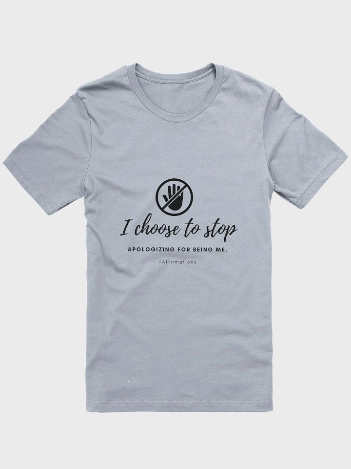I choose to stop Dark Unisex Super soft T-Shirt product image (1)