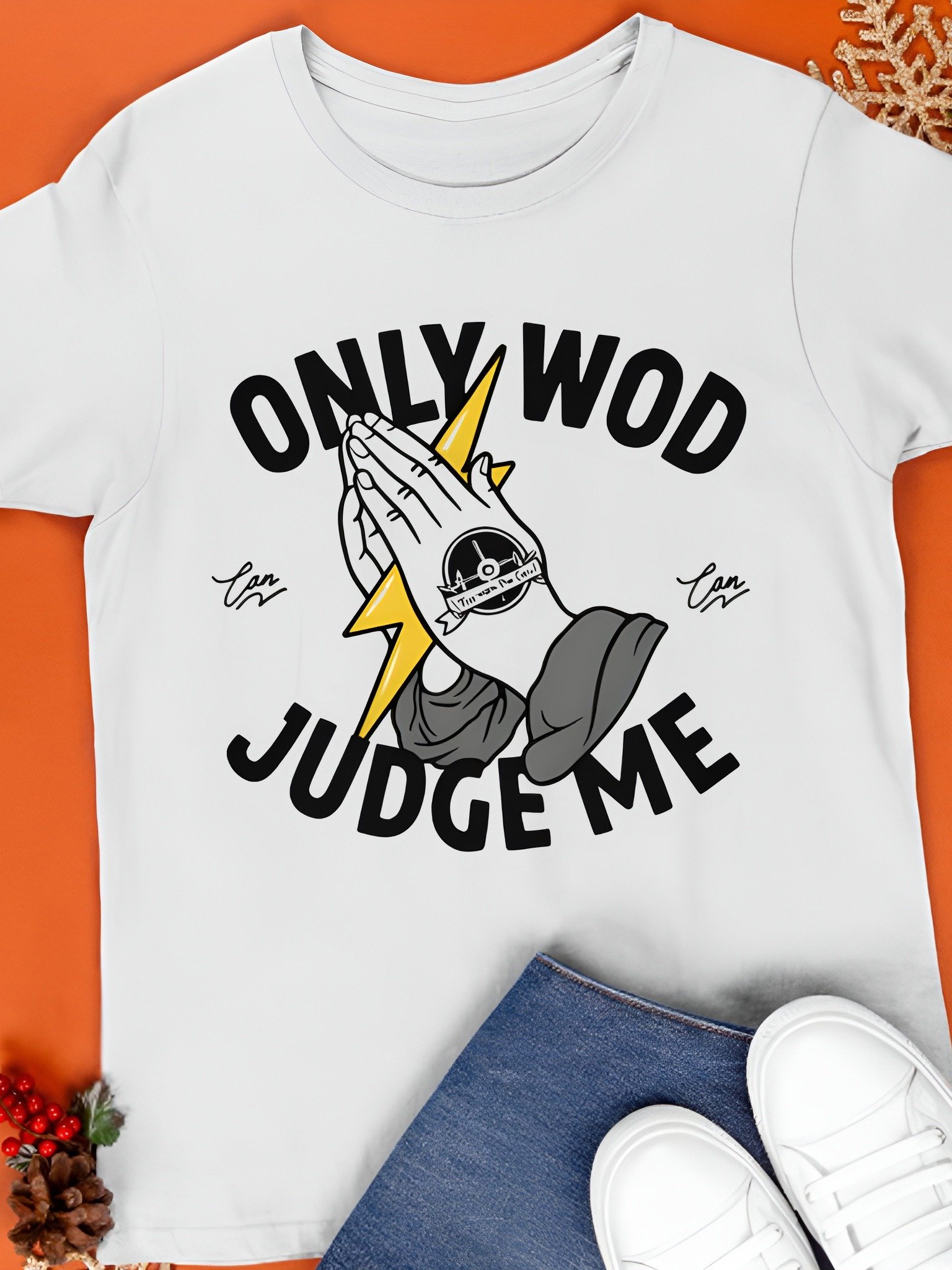 Thundernoise Only Wod Can Judge Me Shirt product image (1)