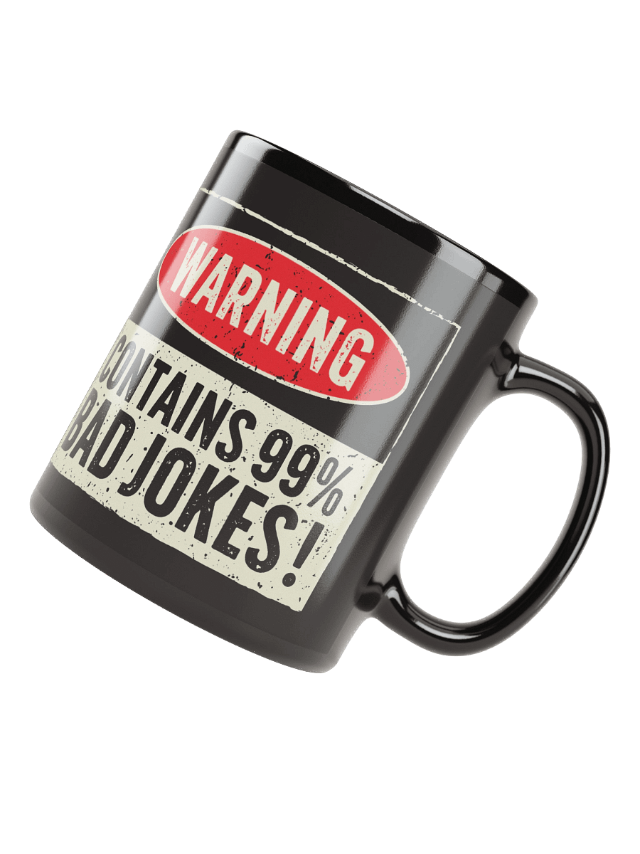Warning: Contains 99% Bad Jokes – Funny Dad Mug product image (8)