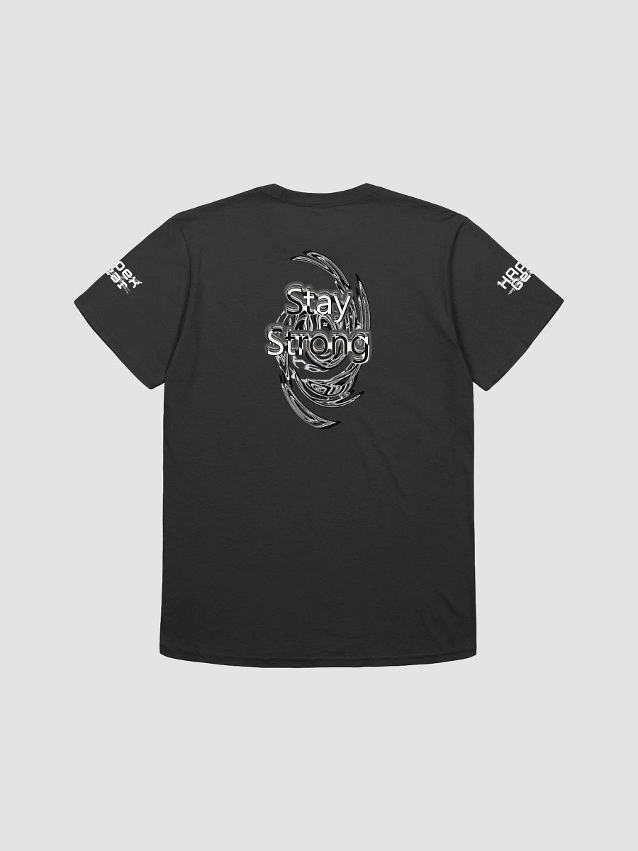 Stay Strong - Ultra Cotton Long Sleeve T-Shirt - White HApex Gear Black Logo product image (2)