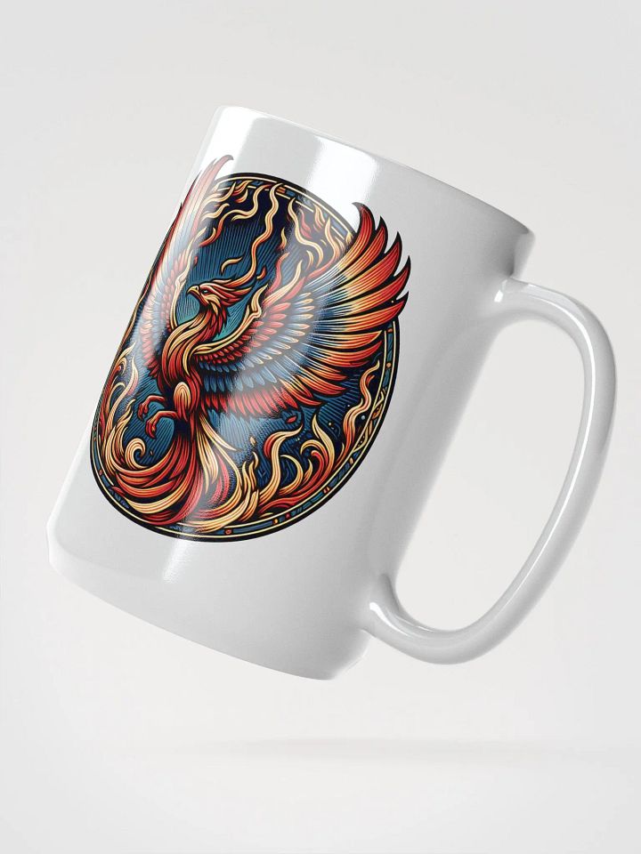 Phoenix Emblem Coffee Mug – Sip with Strength and Renewal 🔥🦅 product image (2)