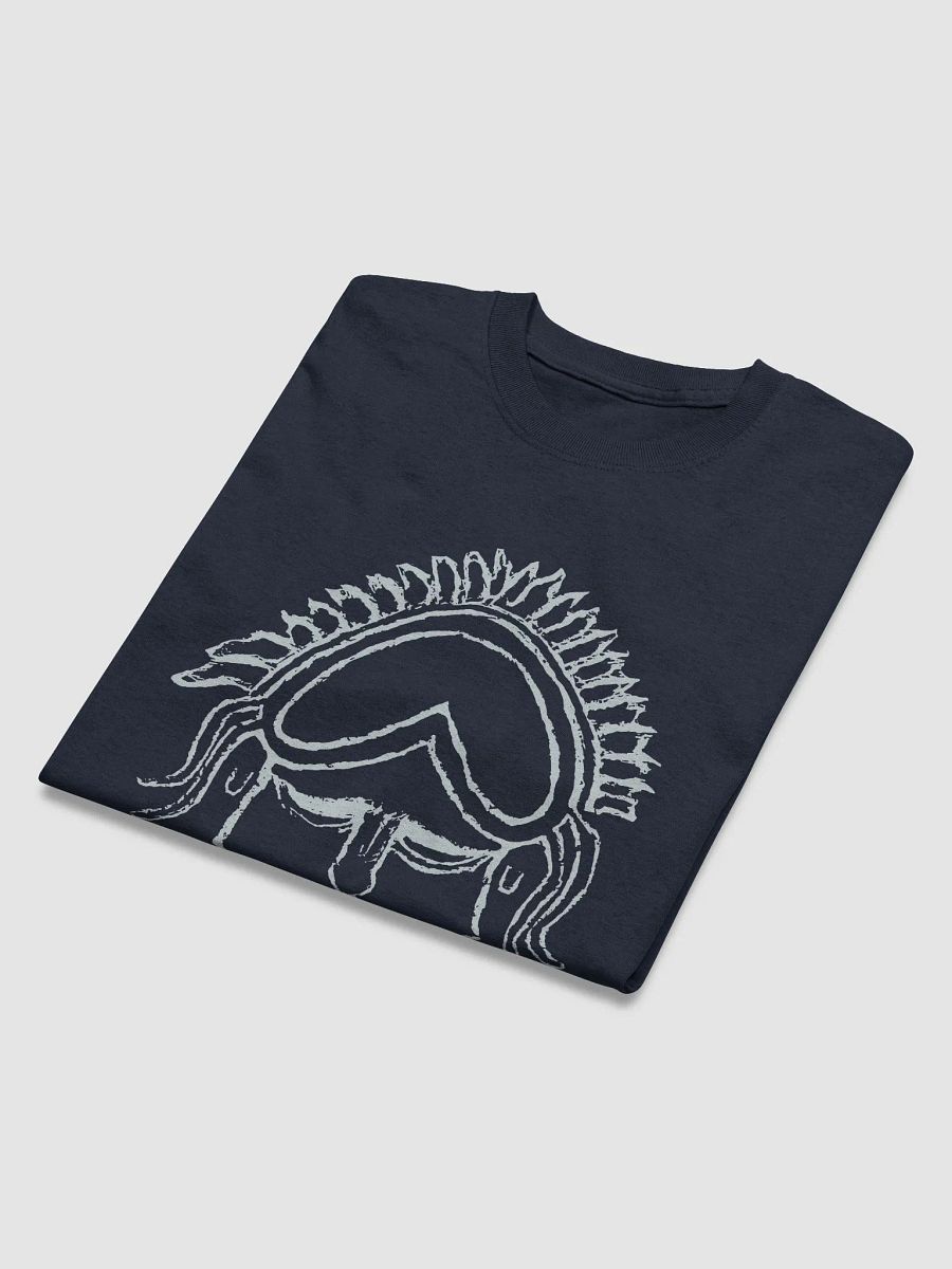 Сorinthian Helmet Ancient Greek Art 4th century BC, Navy T-Shirt product image (7)