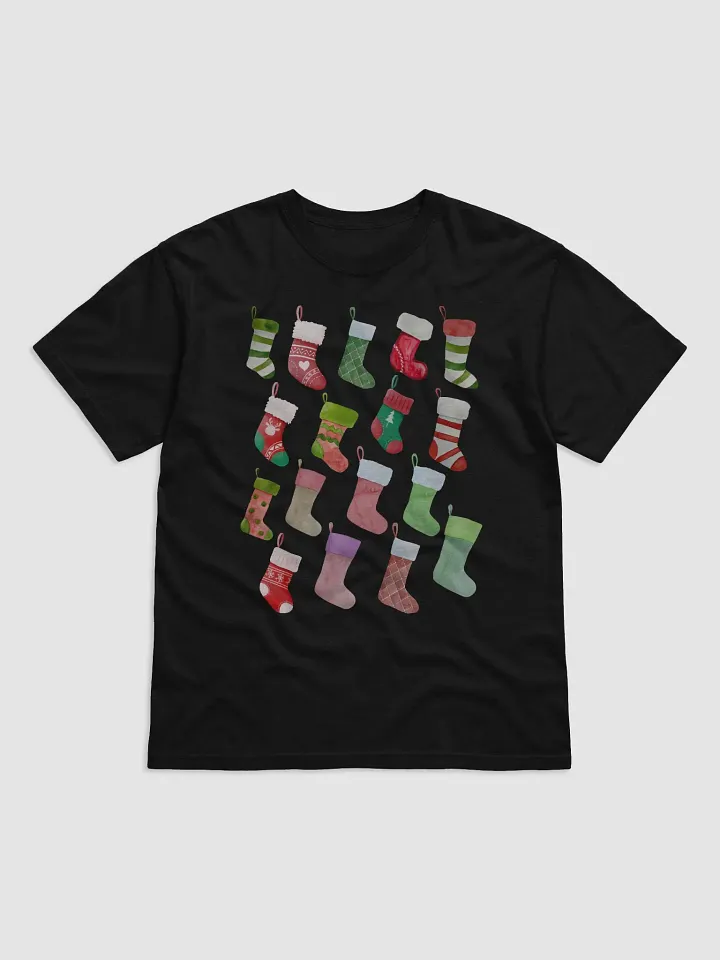Christmas Stocking Collage Adult T-Shirt product image (1)