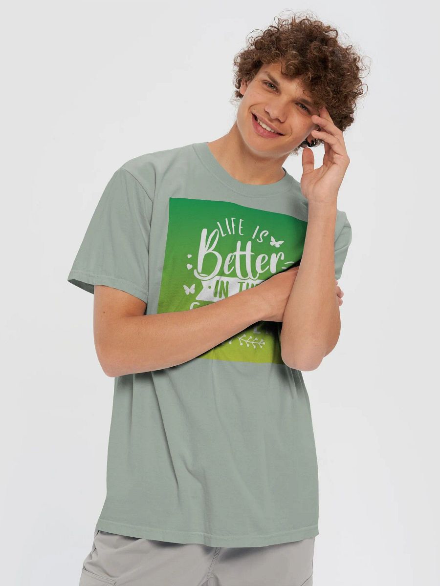 Comfort Garment-Dyed Heavyweight T-Shirt Garden Style product image (5)