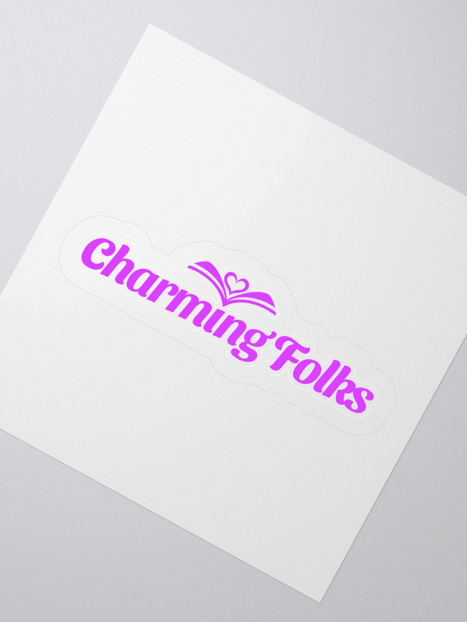 Charming Folks Logo Sticker product image (7)