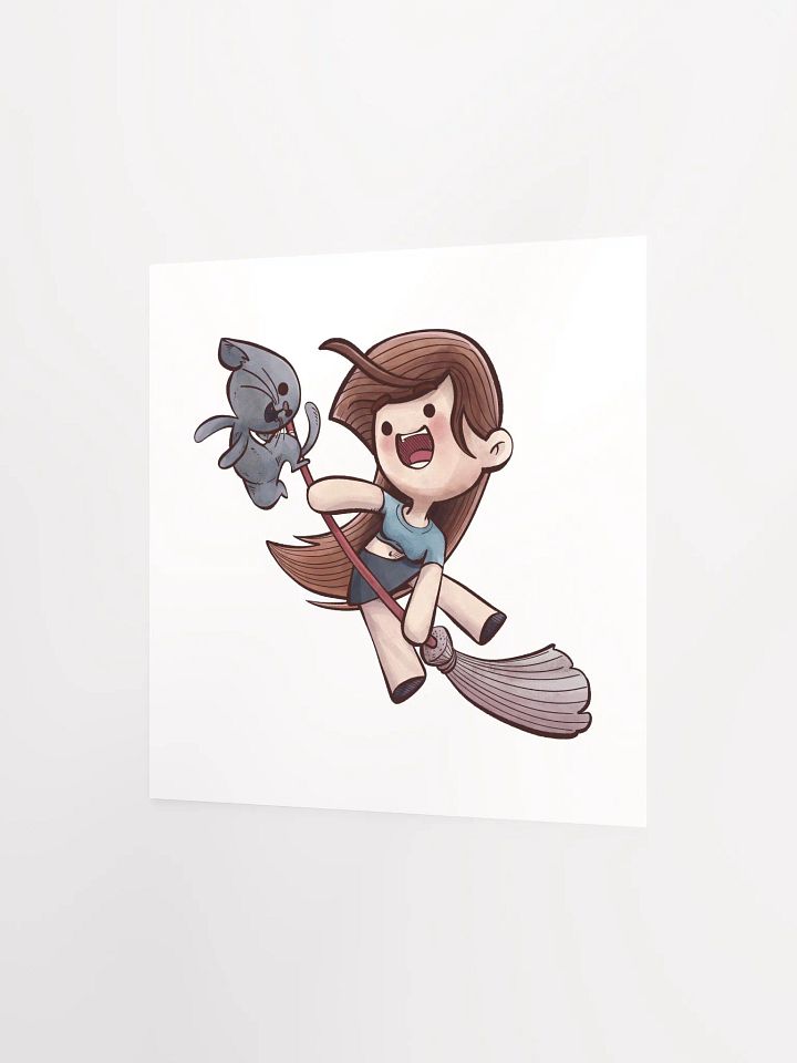 She & Her Pet | Matte Paper Poster product image (2)