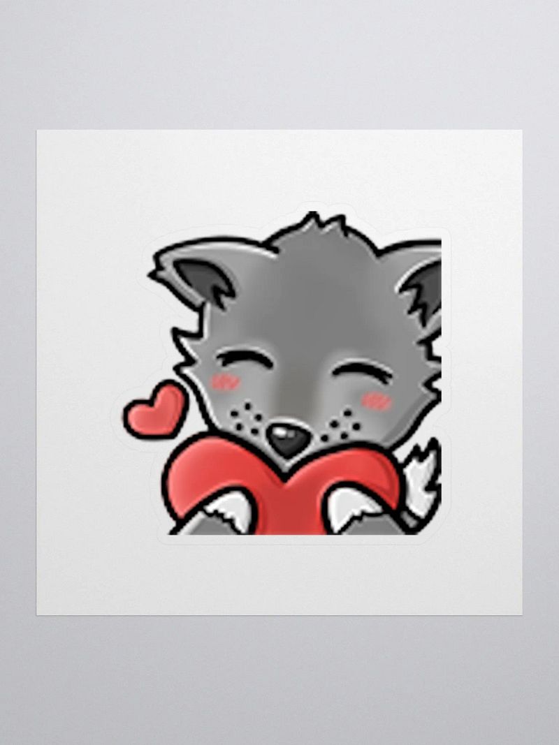 Winters Love Emote Sticker - 2" x 2"