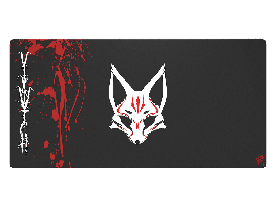【VIXWYTCH】 Fox Mask Metal Desk Mat 36