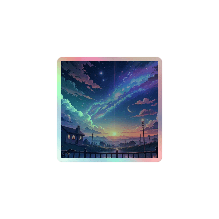 Galactic Dreams Holographic Sticker Sheet product image (1)