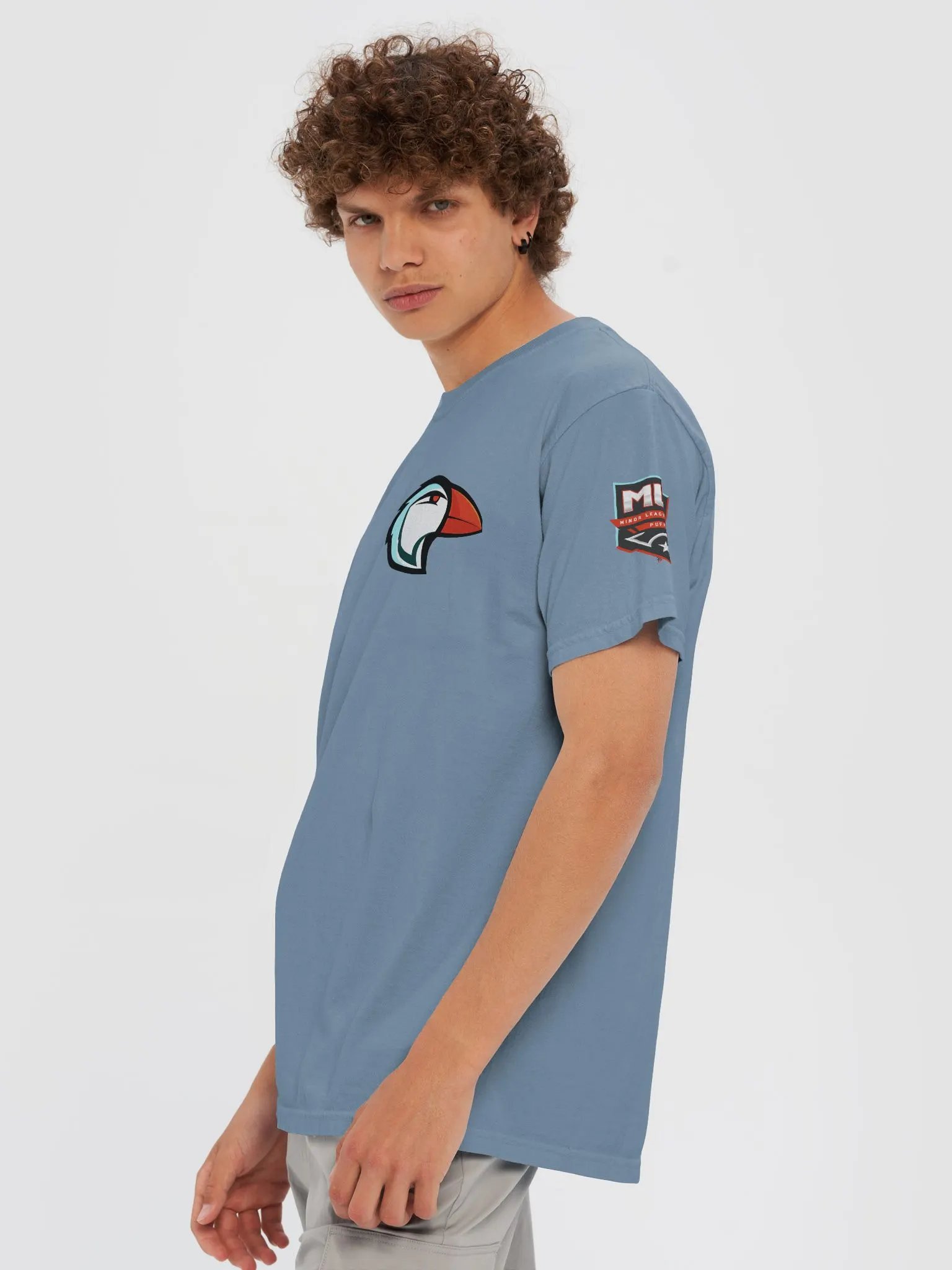 Puffins Team Badge T-Shirt product image (69)