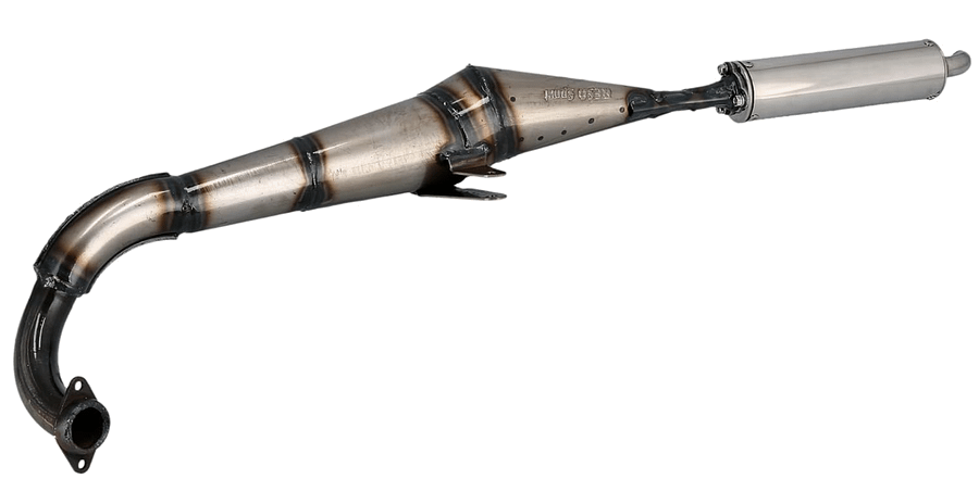 Auspufftopf - Rennauspuff RESO C32 Sport - mit Kugelflanschanschluß und Ø32mm-Krümmer - ohne TÜV product image (3)