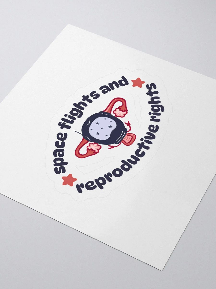 Space Flights and Reproductive Rights Sticker product image (3)