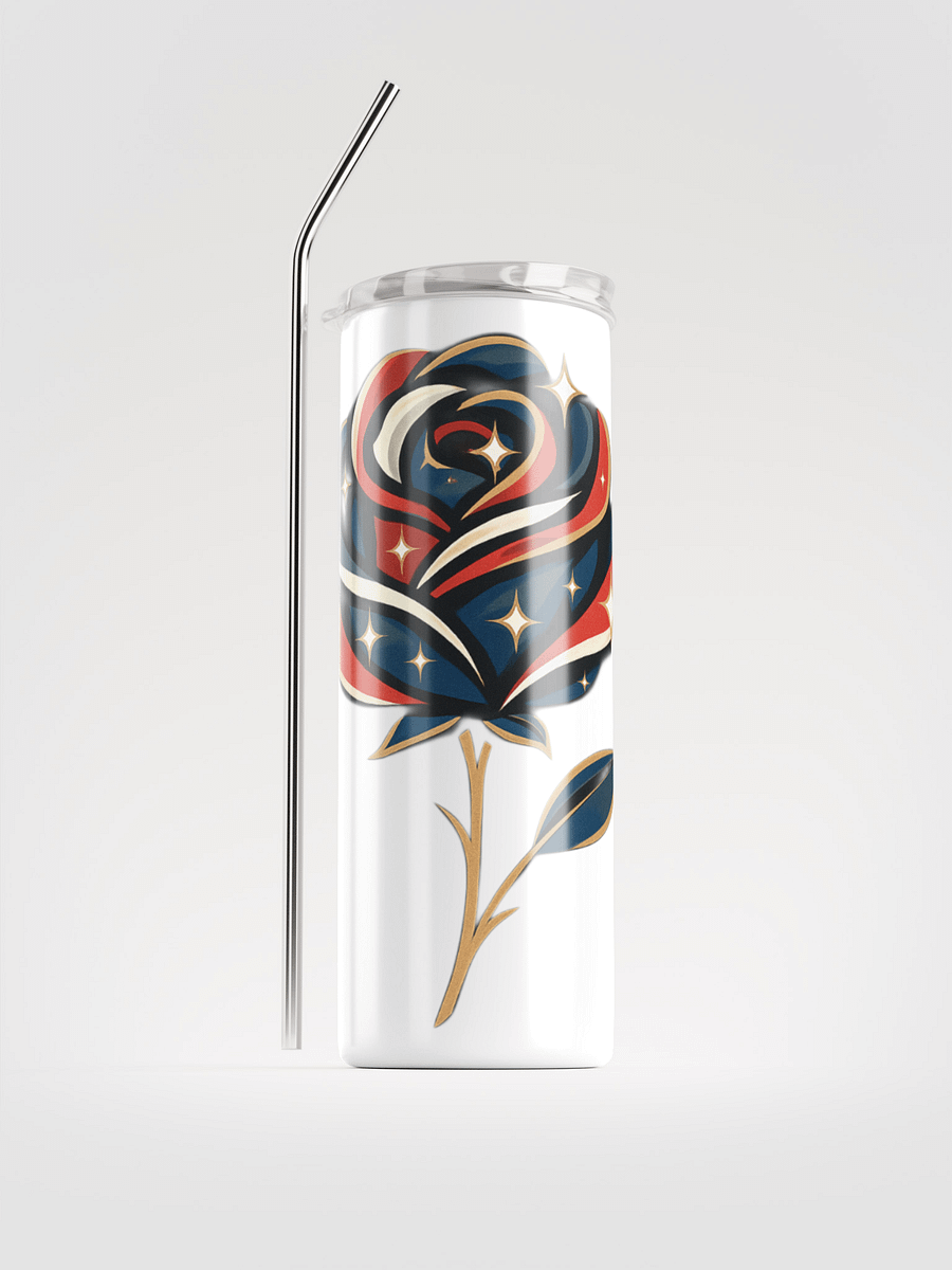 Patriotic Rose Stainless Steel Tumbler product image (1)