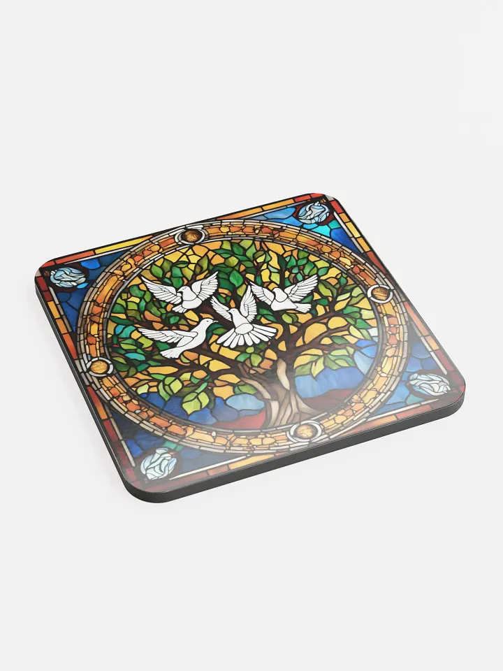 Doves in the Tree of Life Coasters product image (2)