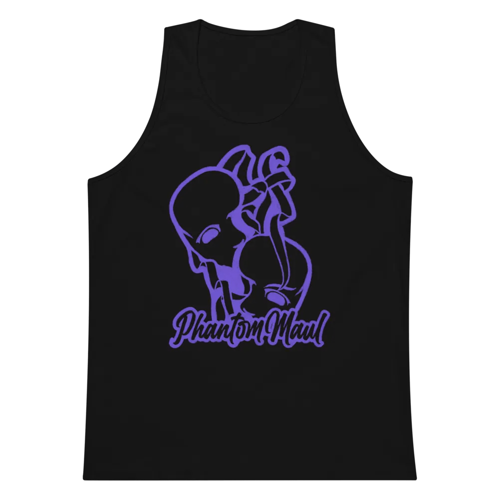 Dark Purple Big Logo Men's Tank Top product image (19)