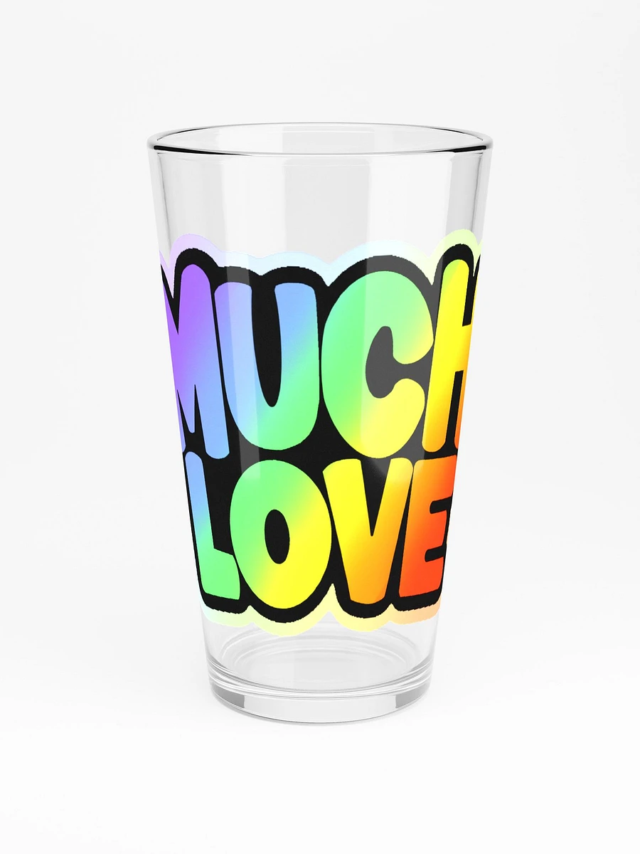 MUCH LOVE PINT GLASS product image (3)