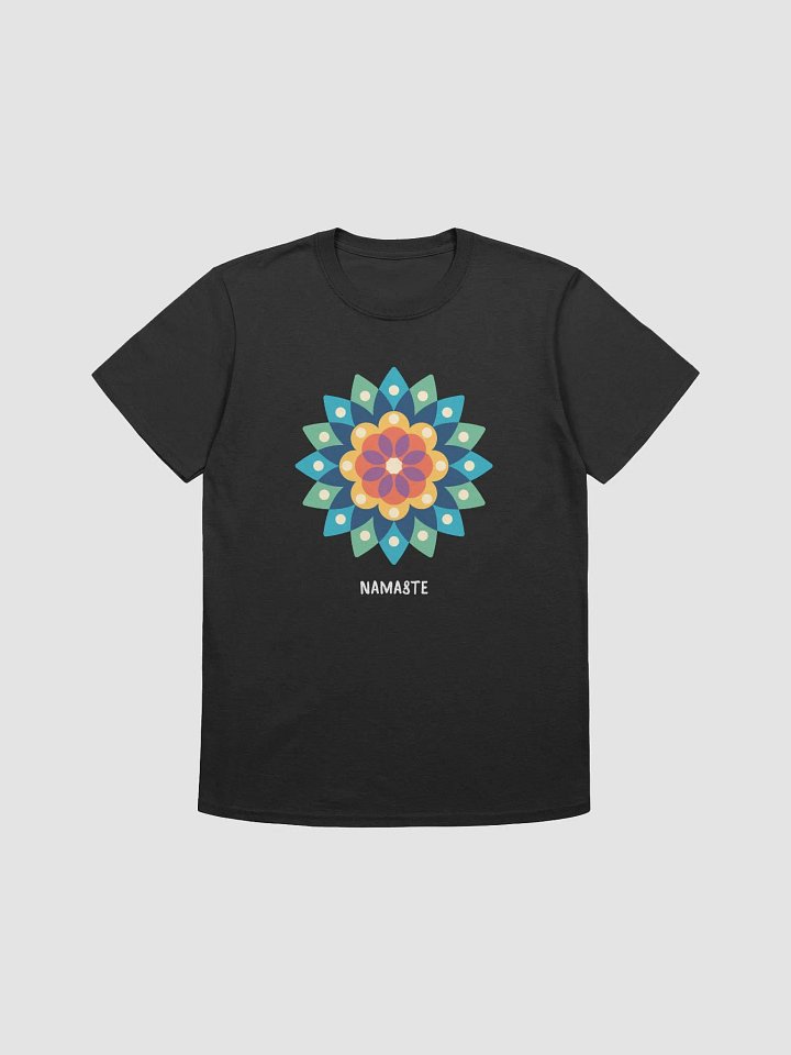 "Vibrant Mandala Magic Unisex T-Shirt - Colorful Geometric Pattern" product image (1)