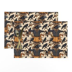 Seamless Pattern - Harvest Scarecrow Vintage Illustration Design product image (10)