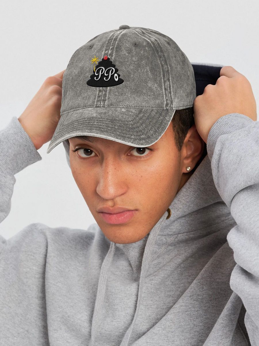 Poop Pees Classic Logo Denim Hat product image (13)