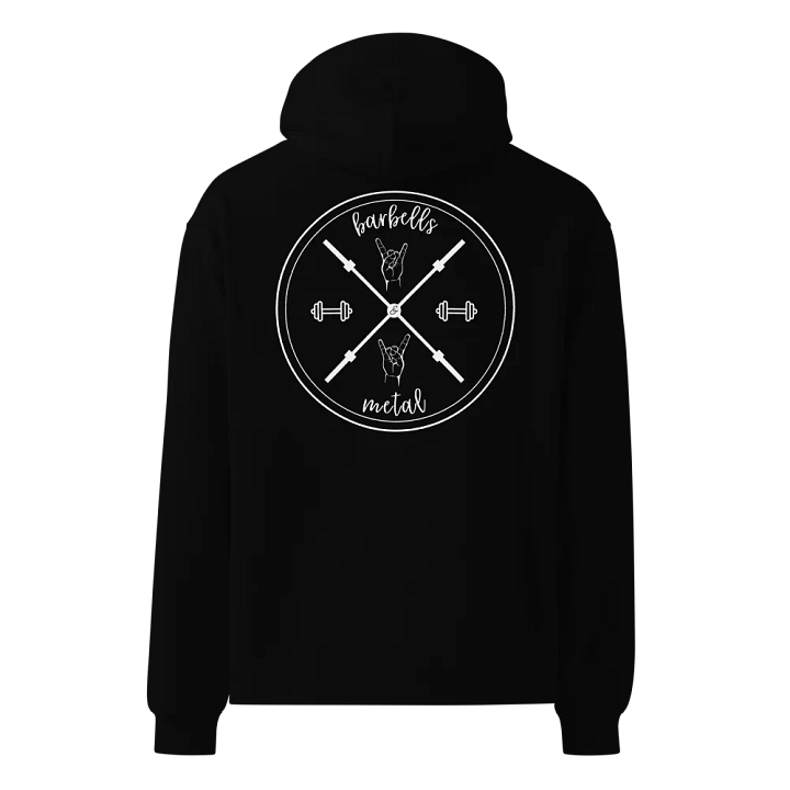 Barbells & Metal X Emblem Unisex Hoodie product image (1)