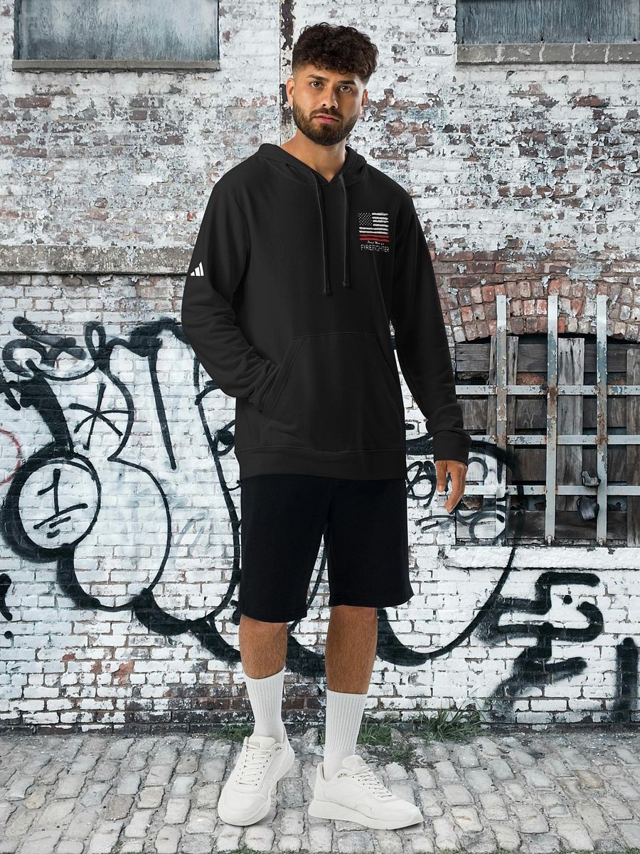 Proud Mom of Firefighter Adidas fleece hoodie product image (9)