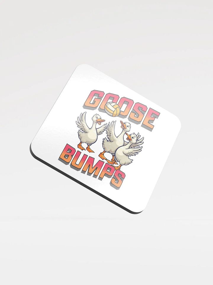Goose Bumps Volleyball Glossed Cork Coaster product image (1)