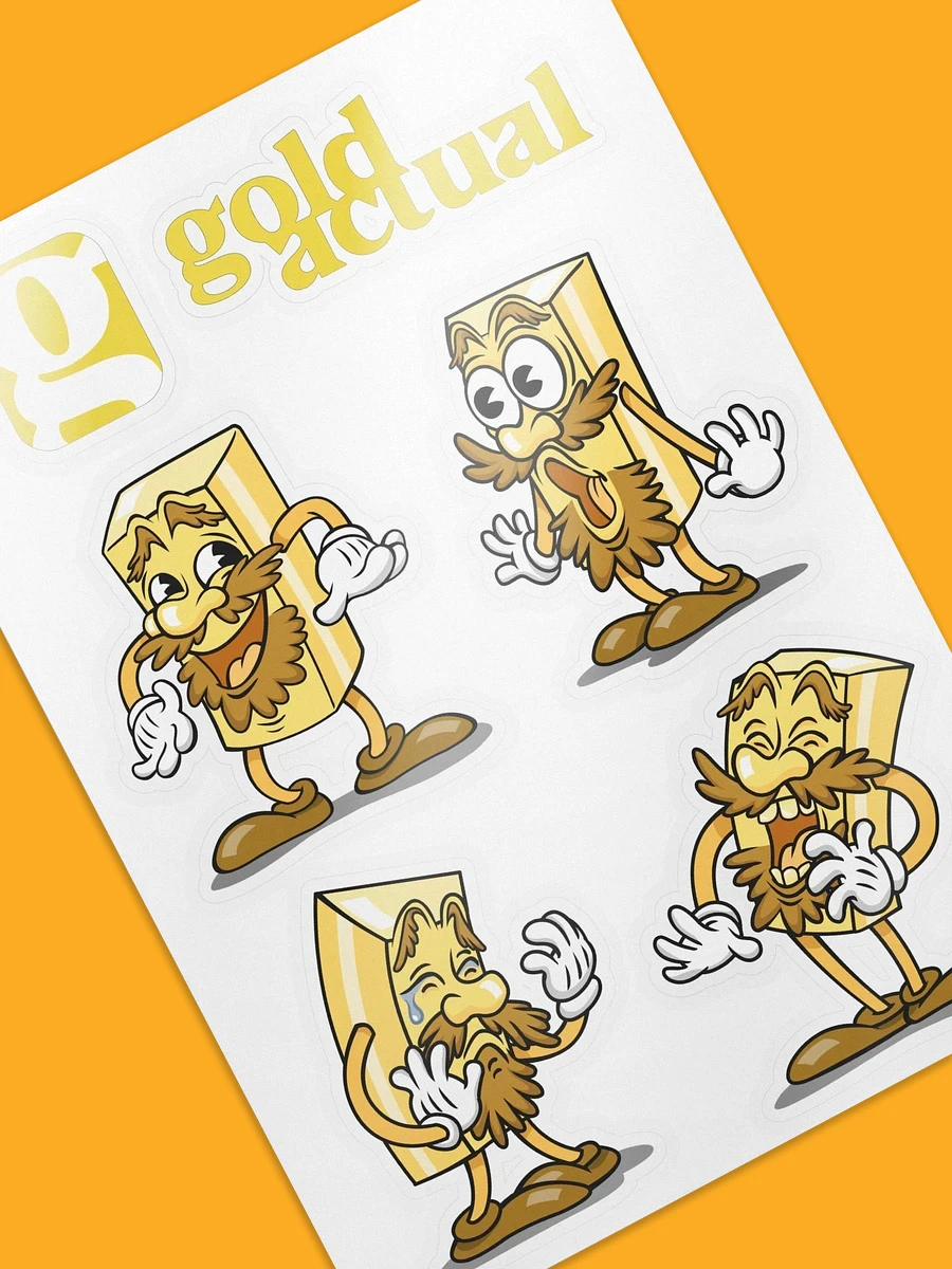 GoldActual Sticker Sheet product image (2)