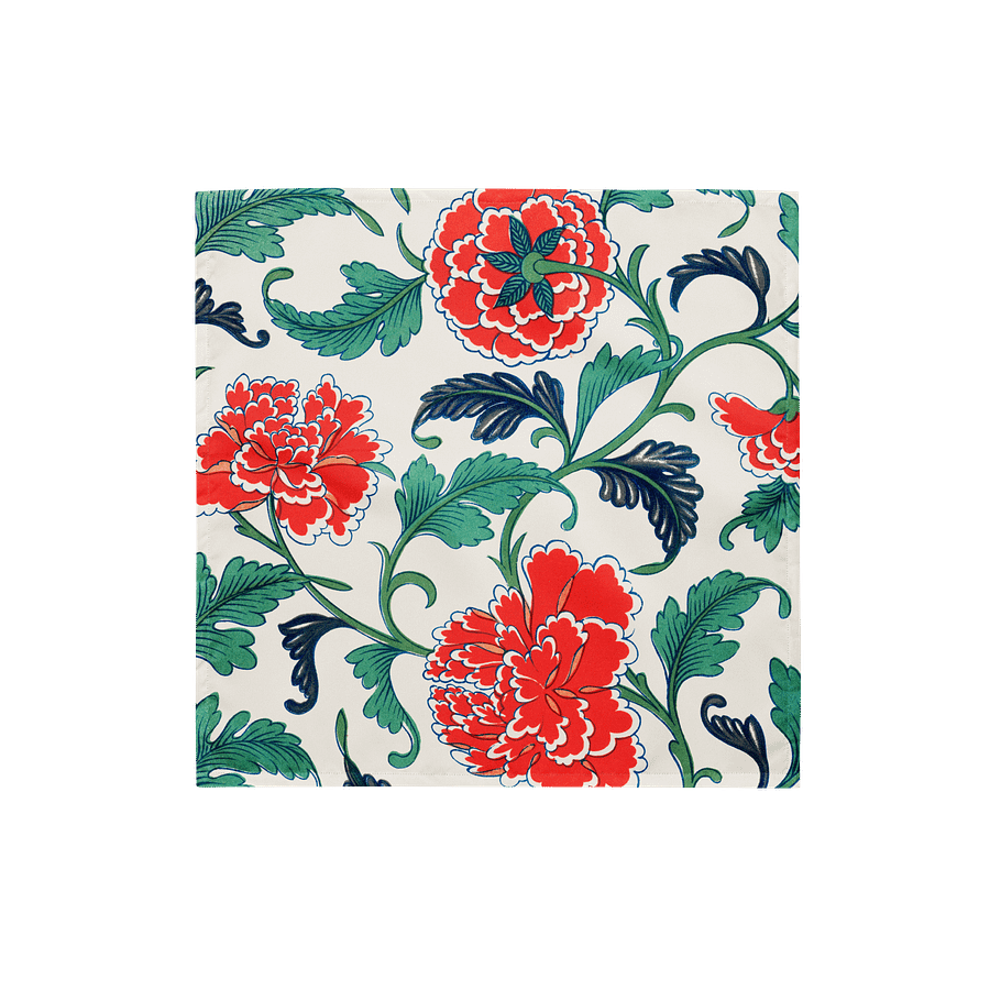 Red Floral Pattern. Bandana product image (1)