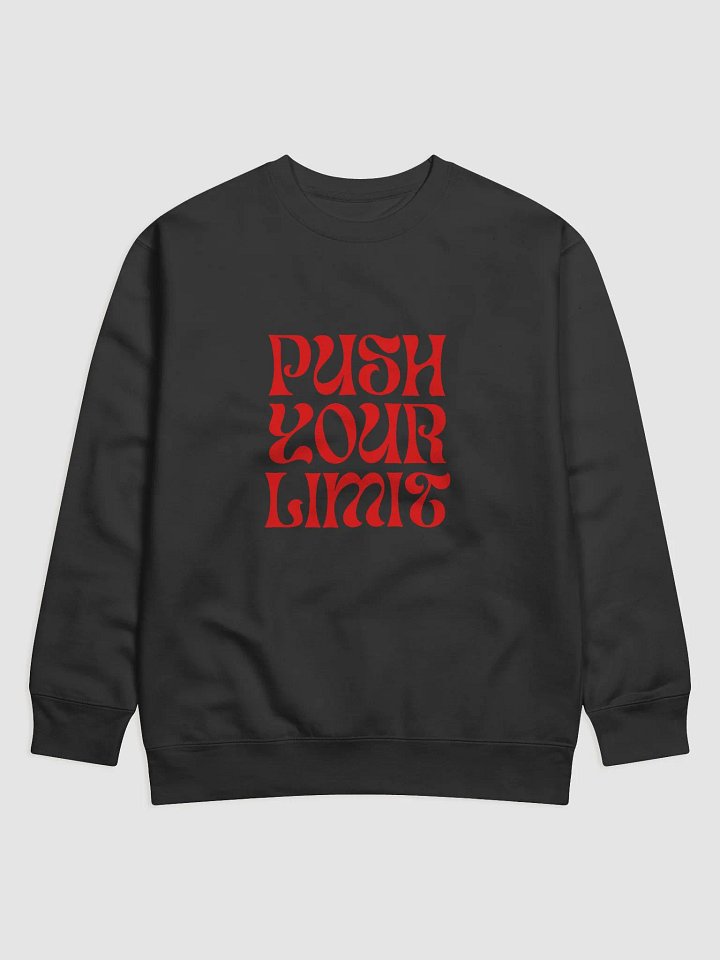 Limitless Red 3D Text Premium Sweatshirt product image (1)