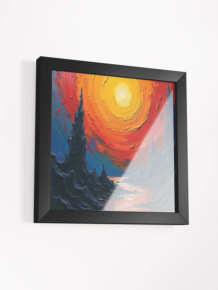 Ethereal Mountain Sunset Framed Print product image (8)