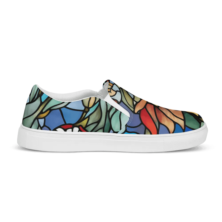 Floral Stained Glass Slip-Ons product image (10)