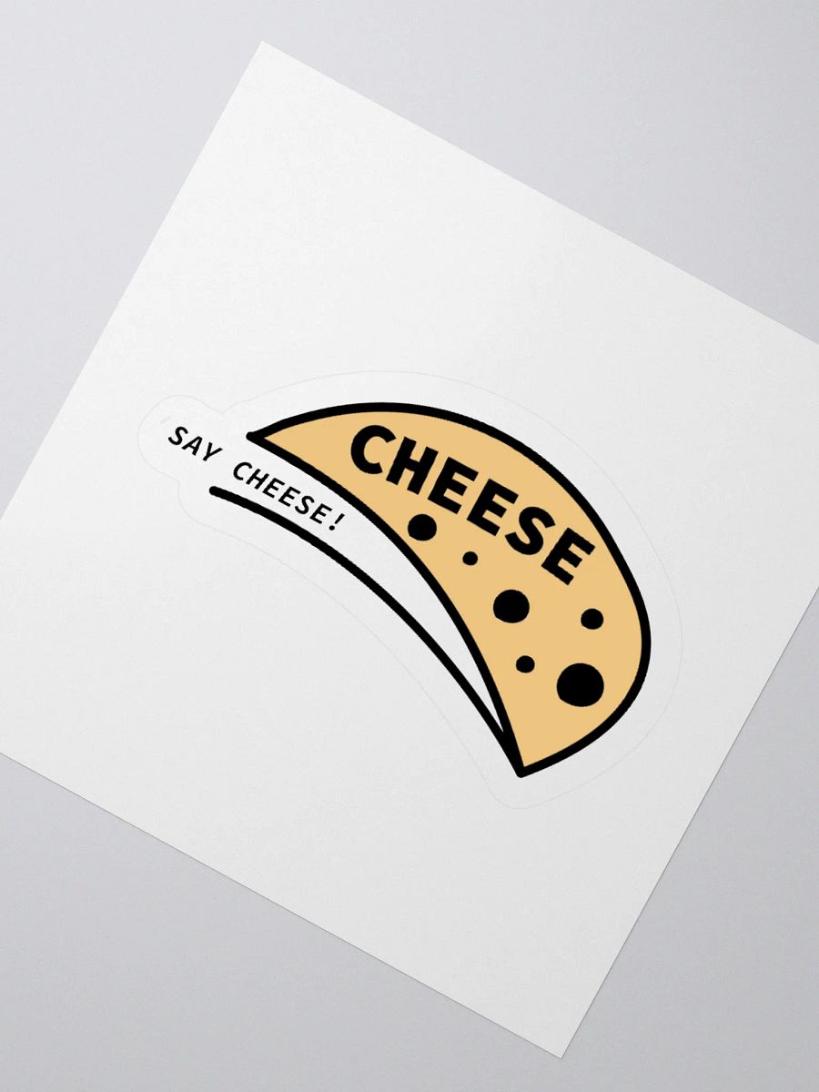 Say Cheese Kiss Cut Stickers product image (4)