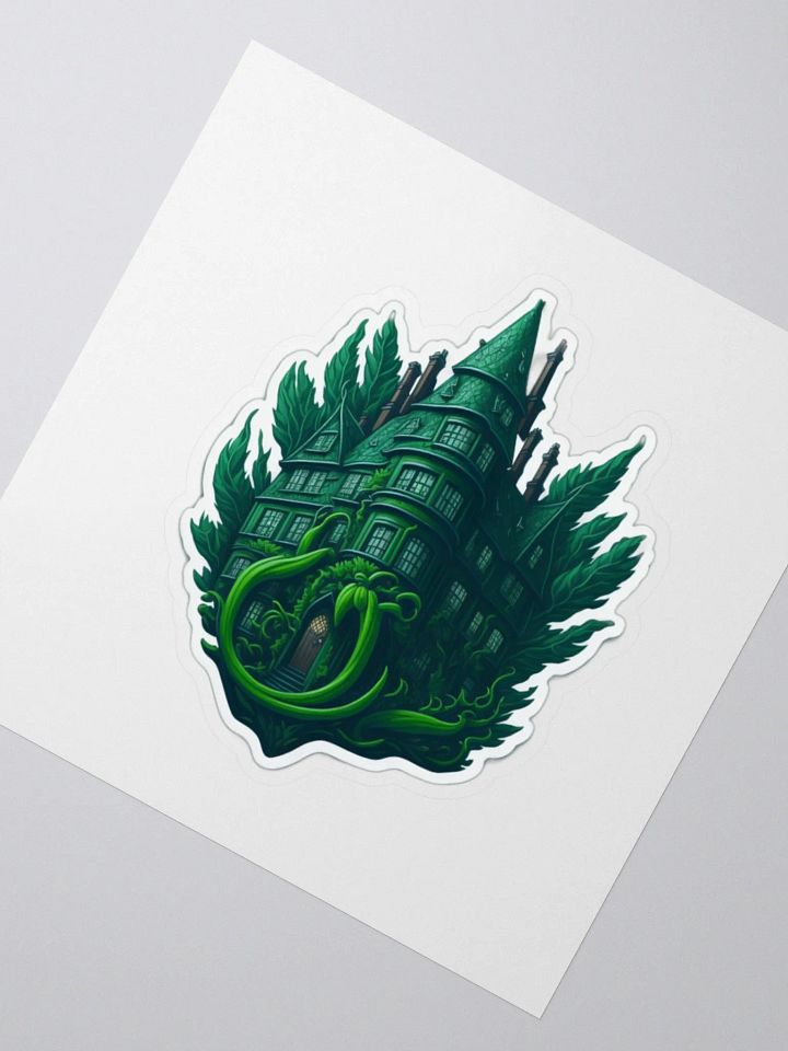 Ethereal Green Castle Sticker product image (3)