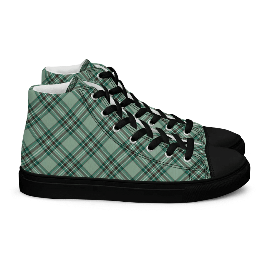 Kelly Tartan Men's High Top Shoes product image (3)