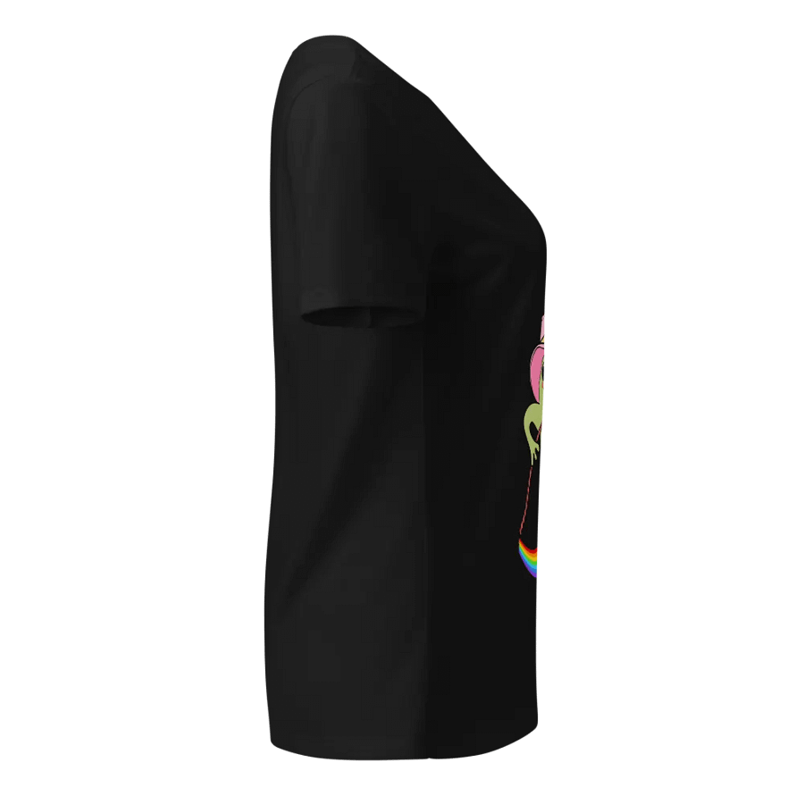 Gay Frog Hype Fitted V-Neck Shirt product image (15)