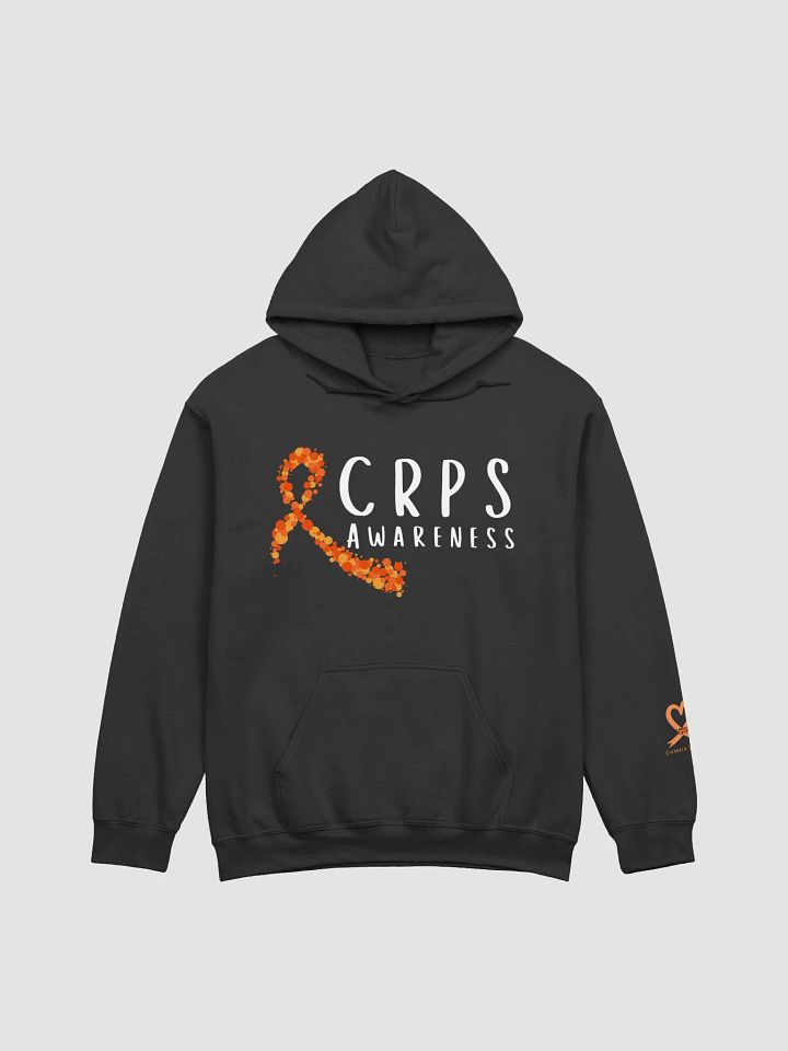 CRPS Awareness Bubble Ribbon Hoodie- White Print product image (1)
