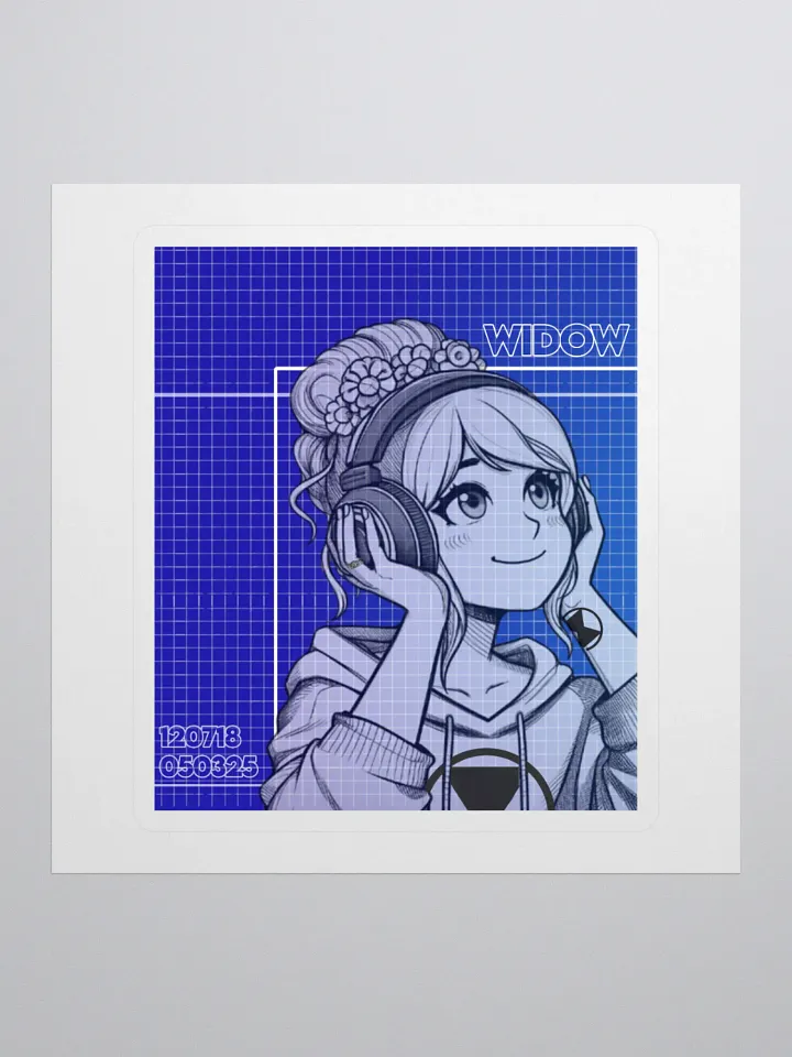 Widow Blueprint Sticker product image (2)