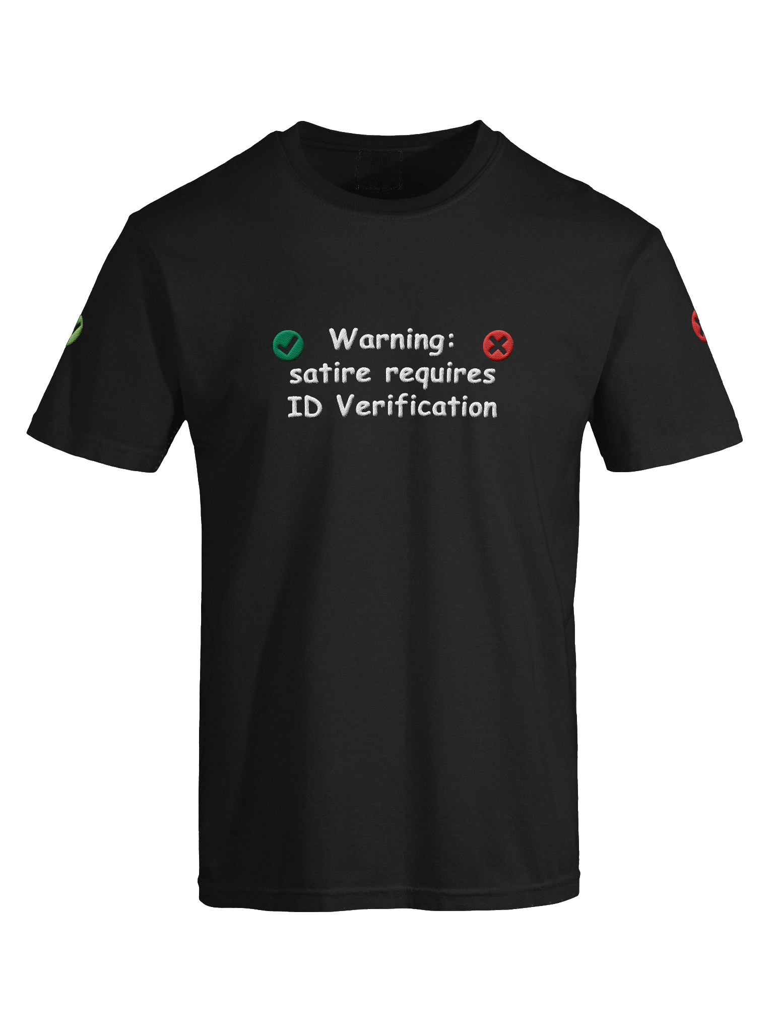 ID Verification | Embroidered Tee product image (19)