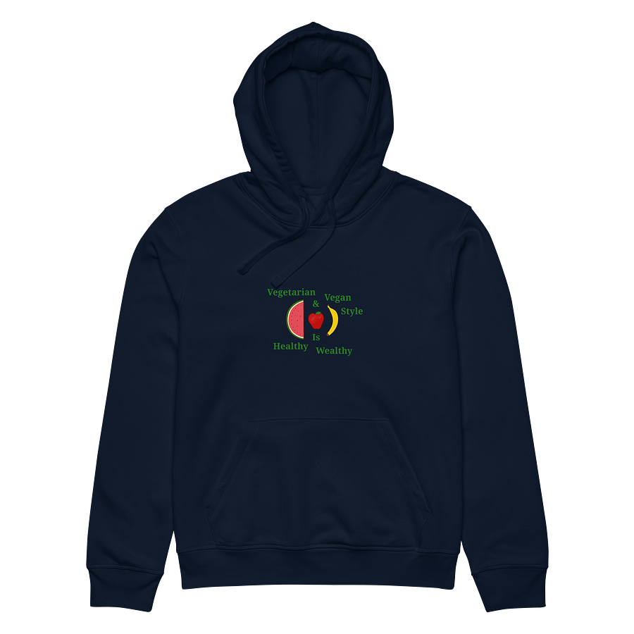 Healthy Wealthy Vegan Hoodie product image (6)