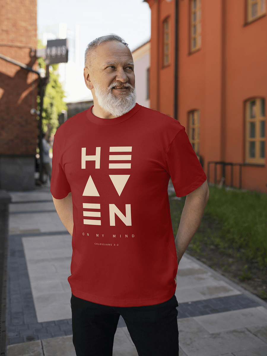 Heaven on my Mind (Colossians 3:2) T-shirt product image (1)