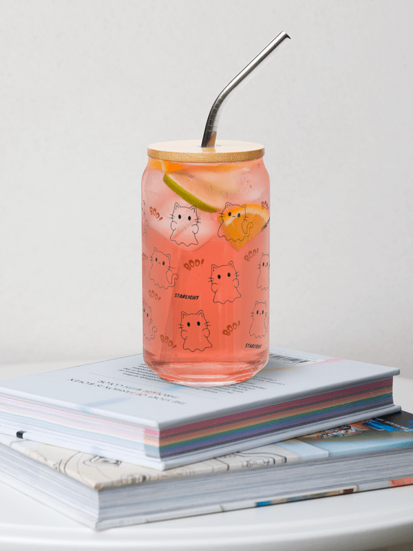 Halloween Cat Glass product image (1)